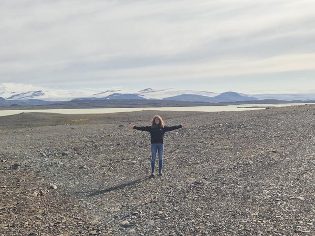 Die Zeiherin genoss die unglaubliche Weite und die Ruhe in Island. Foto: zVg