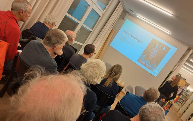 Der Vortrag von Laura Emmenegger stiess beim Publikum auf grosses Interesse. Foto: zVg