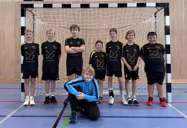 U13 der HSG Eiken am Hallenturnier. Foto: zVg