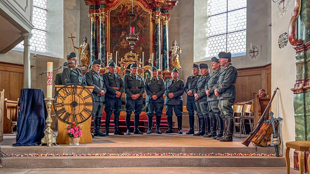 Das Dragoner-Chörli. Foto: Andreas Häusler