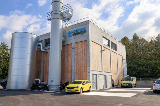  Die neue Heizzentrale in Aesch. Foto: zVg  