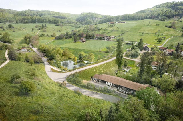 In Zukunft soll ein Rückhaltebecken im Gebiet Weiermatt vor Überschwemmungen in der Grössenordnung eines Jahrhunderthochwasser schützen. Foto: zVg