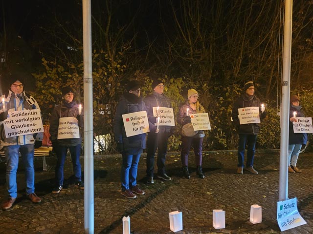 Auch dieses Jahr wachen Menschen in Frick eine halbe Stunde für bedrängte Christen und andere Gläubige.