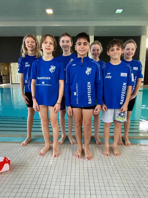 Die Schwimmerinnen und Schwimmer aus dem Fricktal