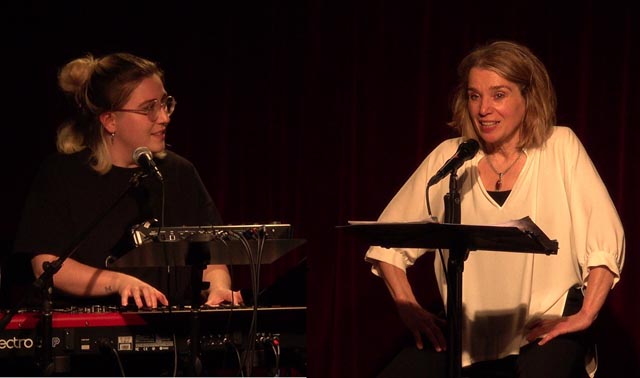 Musikerin und Komponistin Jelena Goldzyche(links) und Autorin und Sprecherin Vera Bauer. Foto: zVg