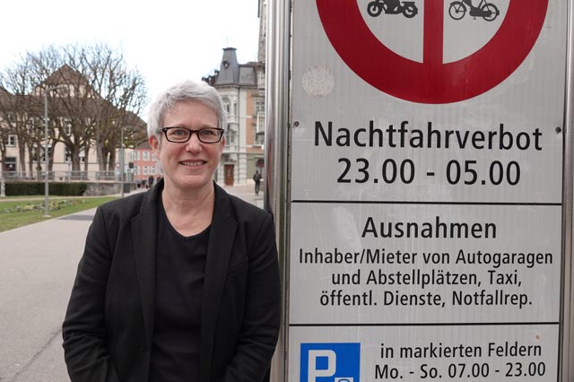 Françoise Moser, Präsidentin des Fricktal Regio Planungsverbands, in Rheinfelden. Foto: Peter Schütz