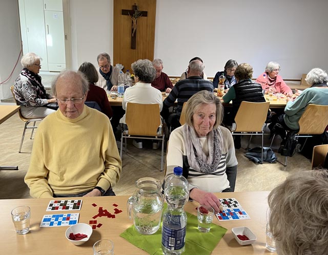 Viel Spass hatten die Besucher beim Lottomatch in Zeiningen.