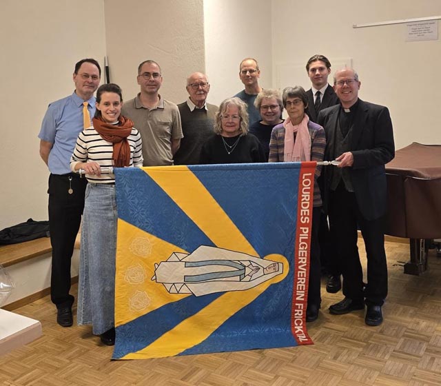Der Vorstand des Lourdespilgervereins Fricktal