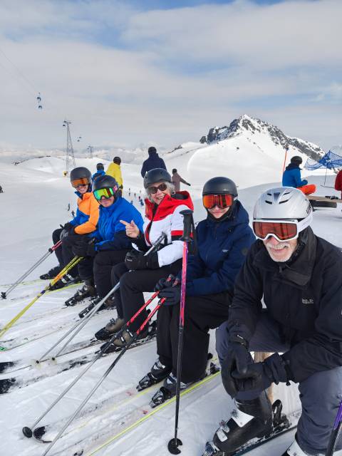 Die MGWO genoss das Skiweekend in Davos. Foto: zVg