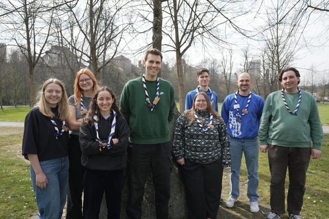 Kantonalleitung in neuer Zusammensetzung (neu gewählte Kantonsleiterin Ursina Mühlethaler vo Kolibri, vorne 3. von rechts). Foto: zVg