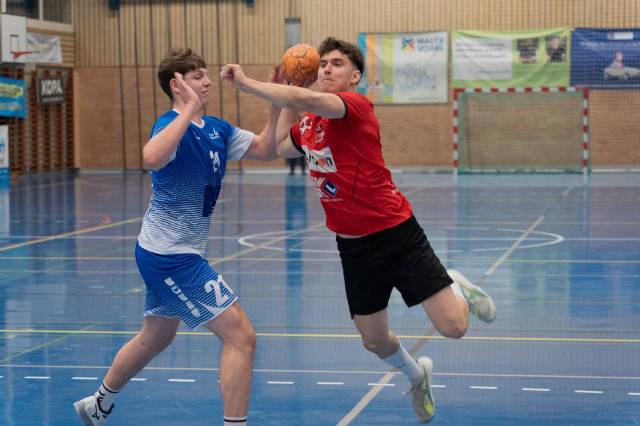 Dominik Schmid hält Frick mit zehn Treffern im Spiel. Foto: zVg