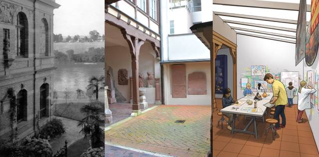 Das Museumshöfli – gestern, heute, morgen: bürgerliche Gartenanlage, offener Ausstellungs- und Veranstaltungsraum, gedeckter Workshop- und Begegnungsraum