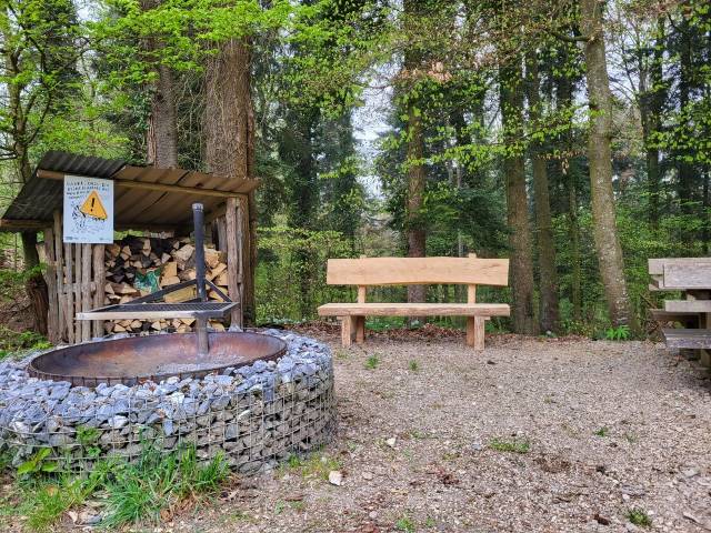 Die Feuerstelle Garwide ist bereit für den nächsten Grillplausch. Foto: zVg 