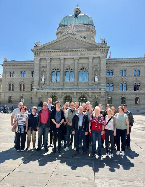 Besuch in der Bundeshauptstadt. Foto: zVg