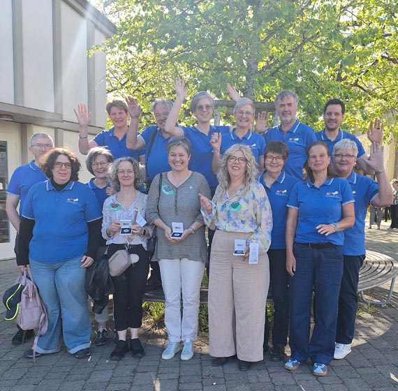 Die Delegation des SV Gansingen-Mettauertal. Foto: zVg