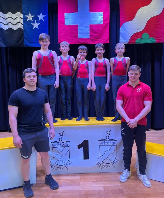 Geräteturner der Kategorie K3 mit Jonas Obrist (Rang 10 und Auszeichnung)