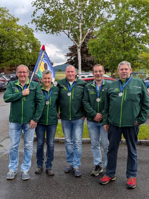 Vize-Aargauermeister im Feld D wurden (von links) Andi Erdin, Yvonne Erdin, Sepp Zumsteg, Claude Chenaux und Roman Mäder.