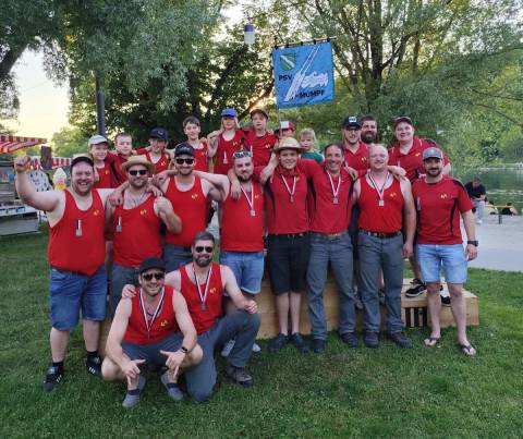 Erfolgreich am Adler-Cup in Aarau: die Mumpfer Pontoniere. Foto: zVg  