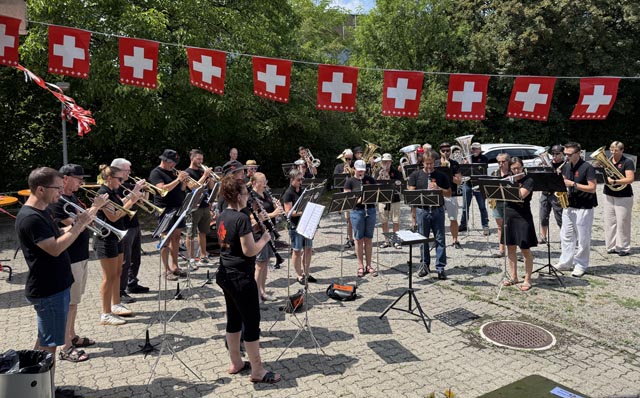 Die Musikgesellschaft Kaisten. Foto: Jörg Wägli