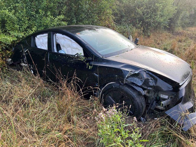 Selbstunfall in Lenzburg. Foto: Polizei AG