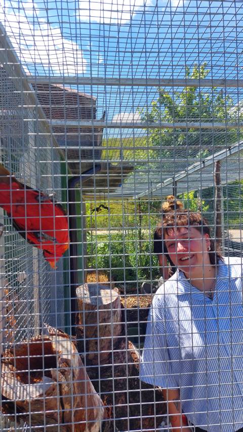 Freiwilligeneinsatz im Vogelpark Zeihen. Foto: zVg
