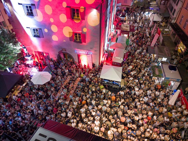Das BLKB-Fest von oben. Foto: zVg