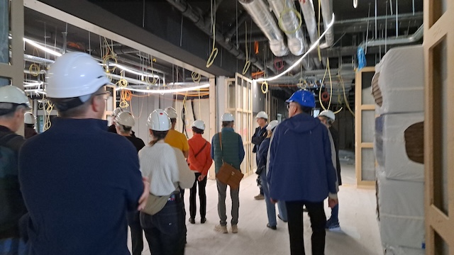 Besichtigung der Grossbaustelle «Domus». Foto: zVg