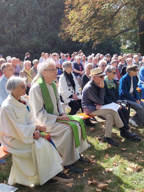 Bettagsgottesdienst im Stadtpark von Rheinfelden. Foto: zVg