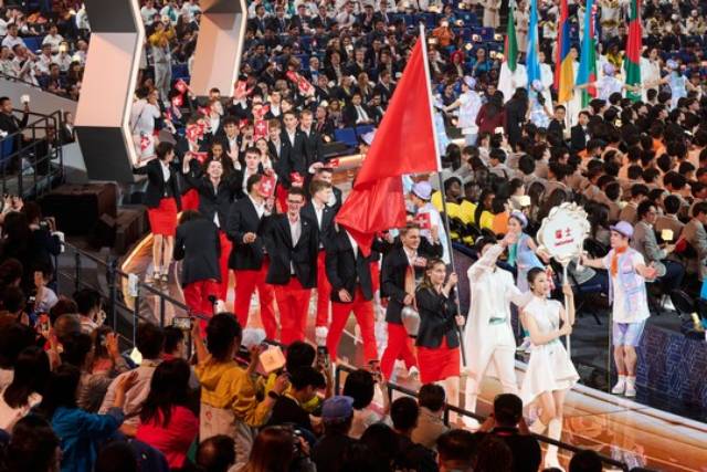 Die Eröffnungszeremonie der Berufsweltmeisterschaften in Shanghai