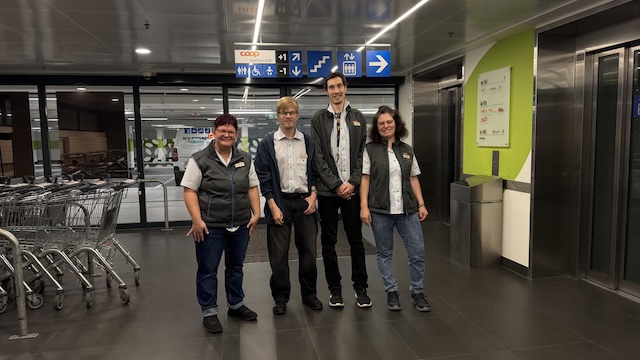 Das MBF-Team vor Ort im Coop Frick. Foto: zVg