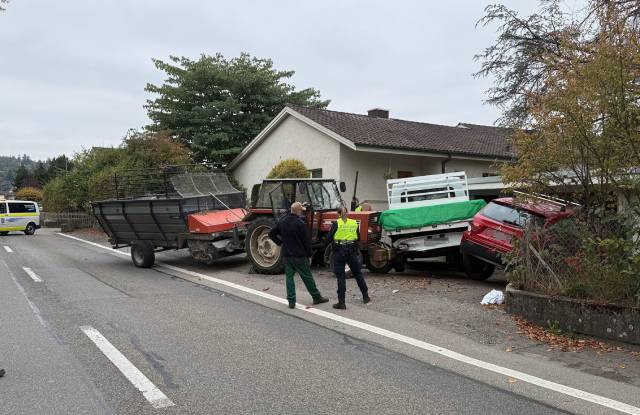 Vermutlich führte ein medizinisches Problem zum Kontrollverlust des Traktorfahrers.