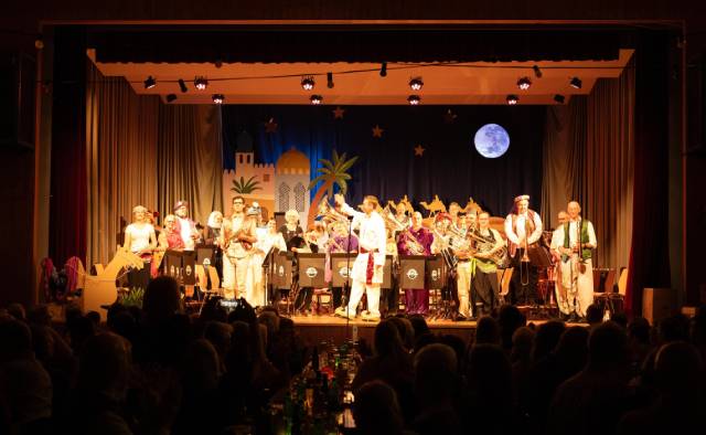 Die Musikgesellschaft Wölflinswil-Oberhof verzauberte die Gäste mit orientalischem Flair.