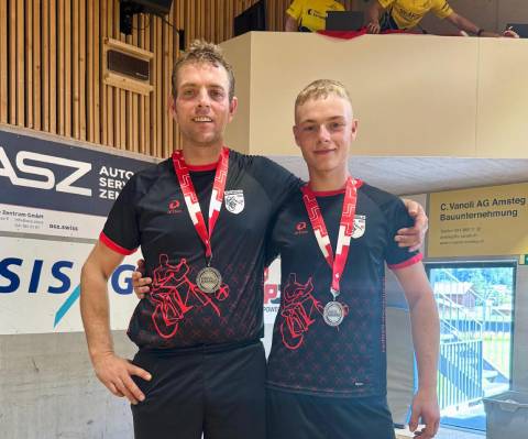 Renato und Elia Bianco erkämpften sich den zweiten Platz an der Schweizer Meisterschaft. Foto: zVg
