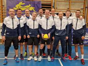 Die Drittliga-Herren des TSV Frick Volleyball. Foto: zVg